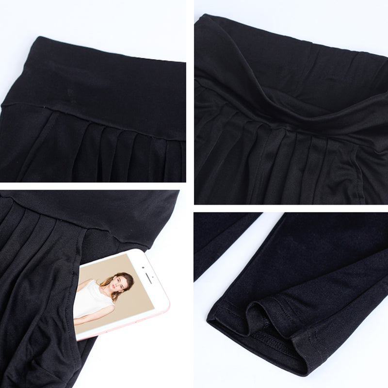 Women's Loose Silk Harem Pants