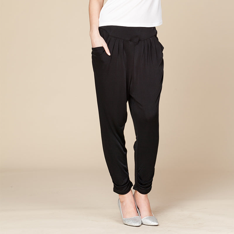 Women's Loose Silk Harem Pants