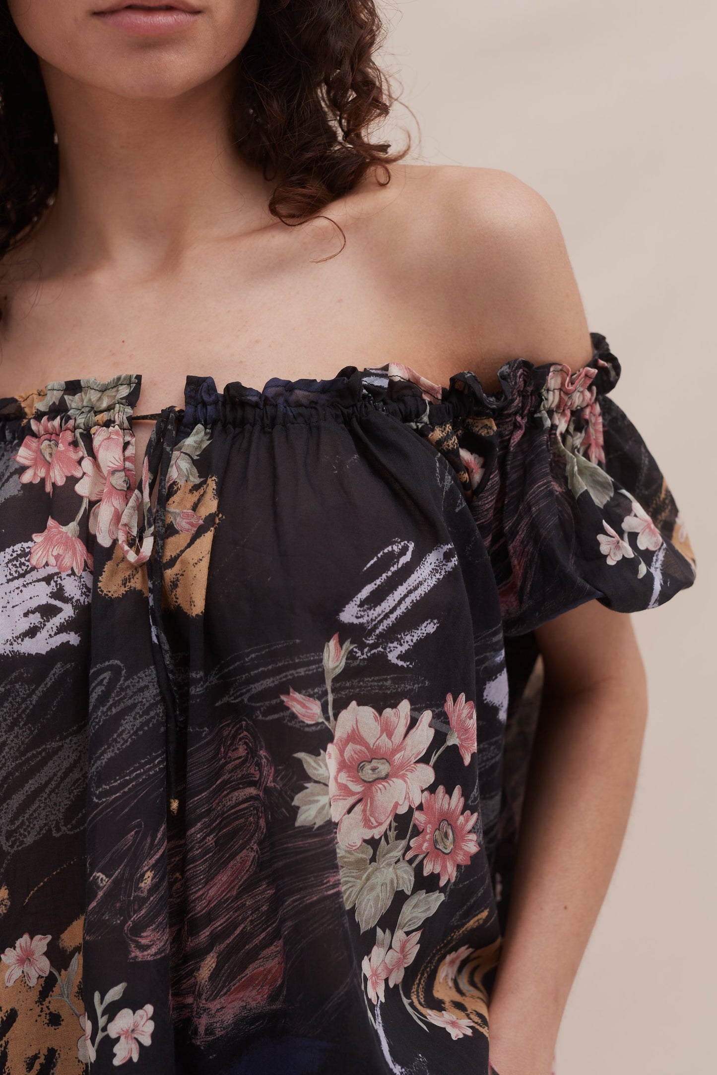 Light & Easy Short Set Love Print Black