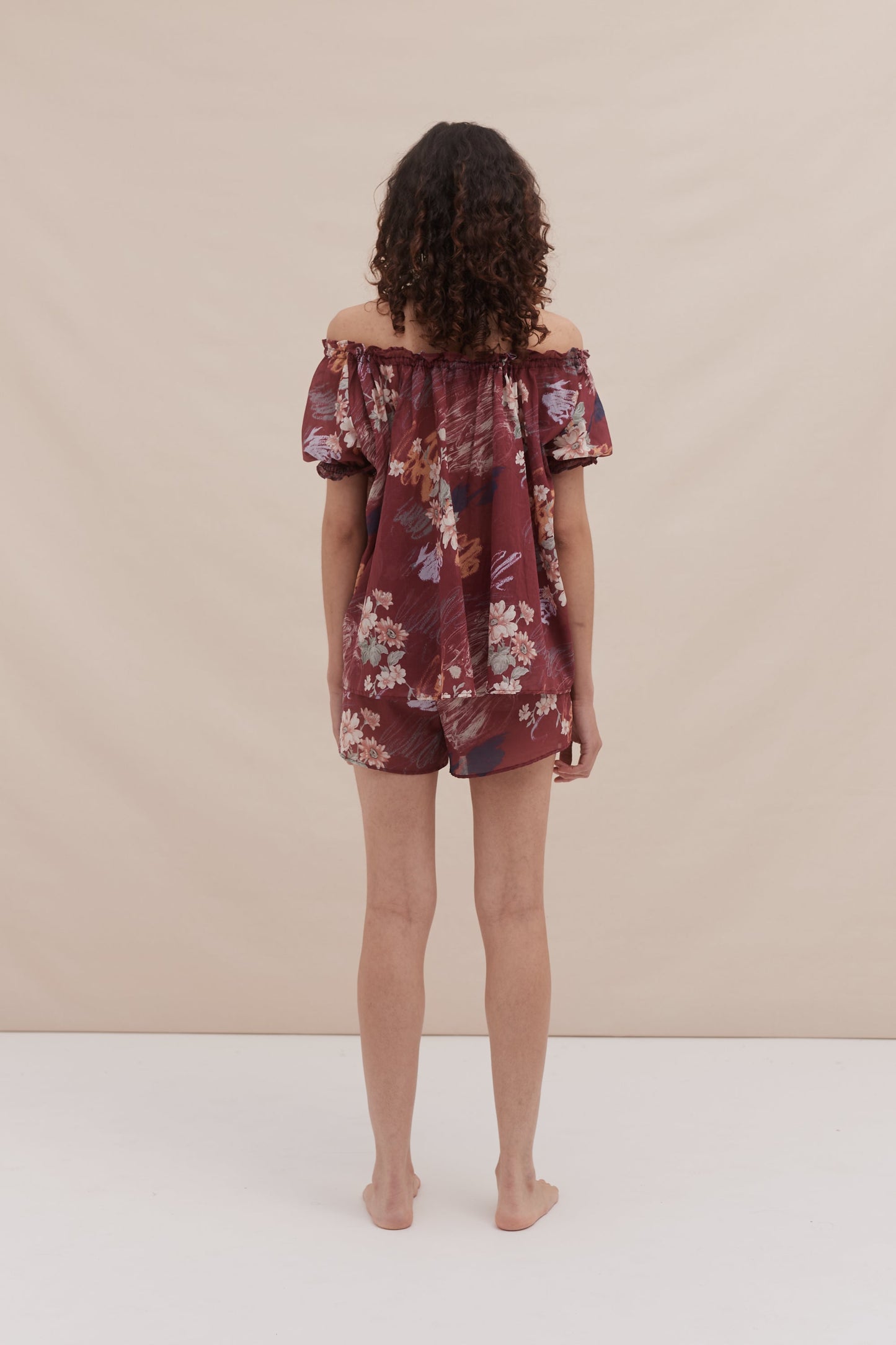 Light & Easy Short Set Love Print Red
