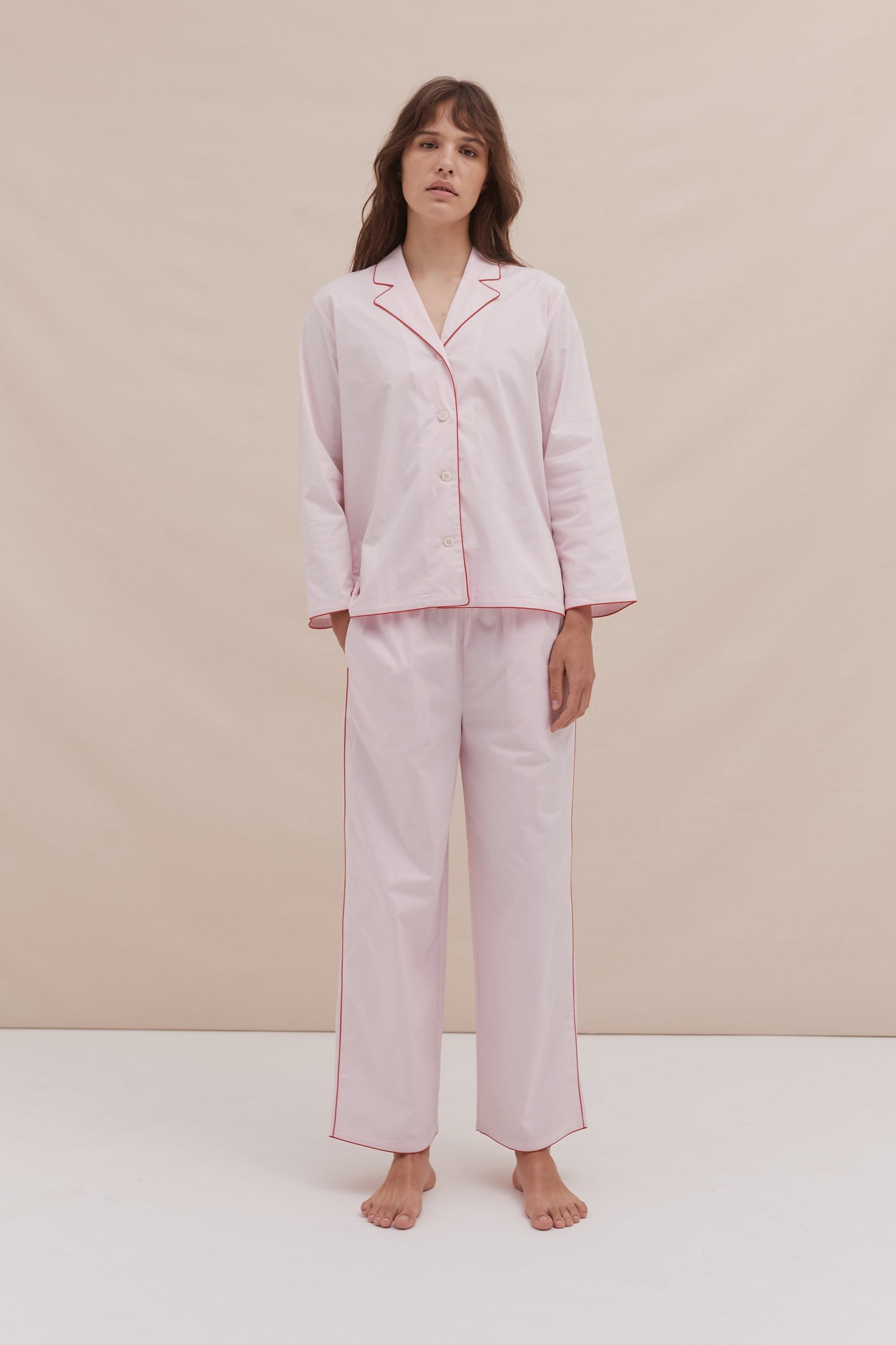 402 Long Pyjama Set Pink