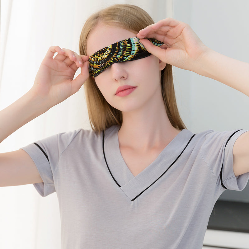 Covering Wide Silk Headband