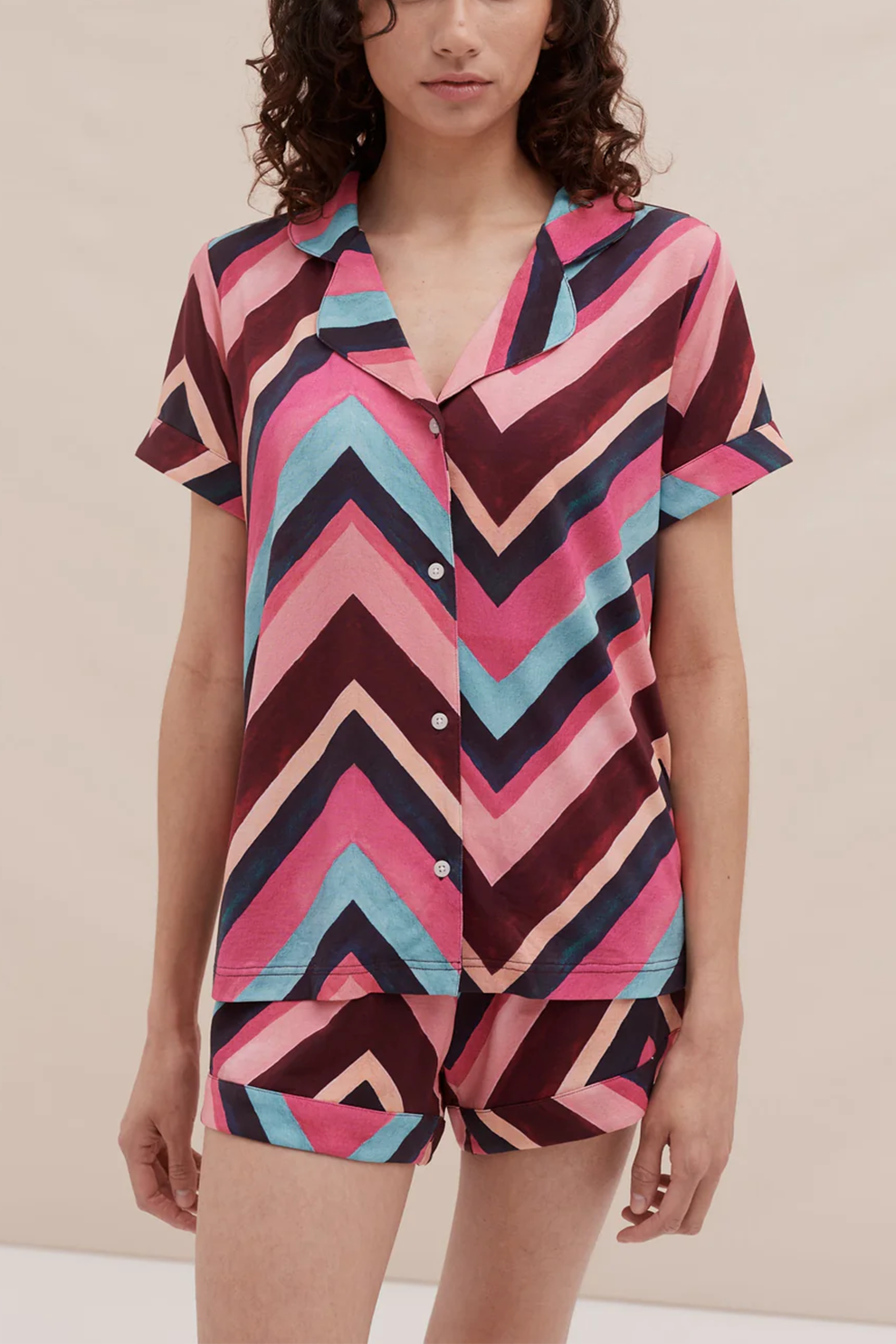 Lyocell Jersey Short Pajama Set