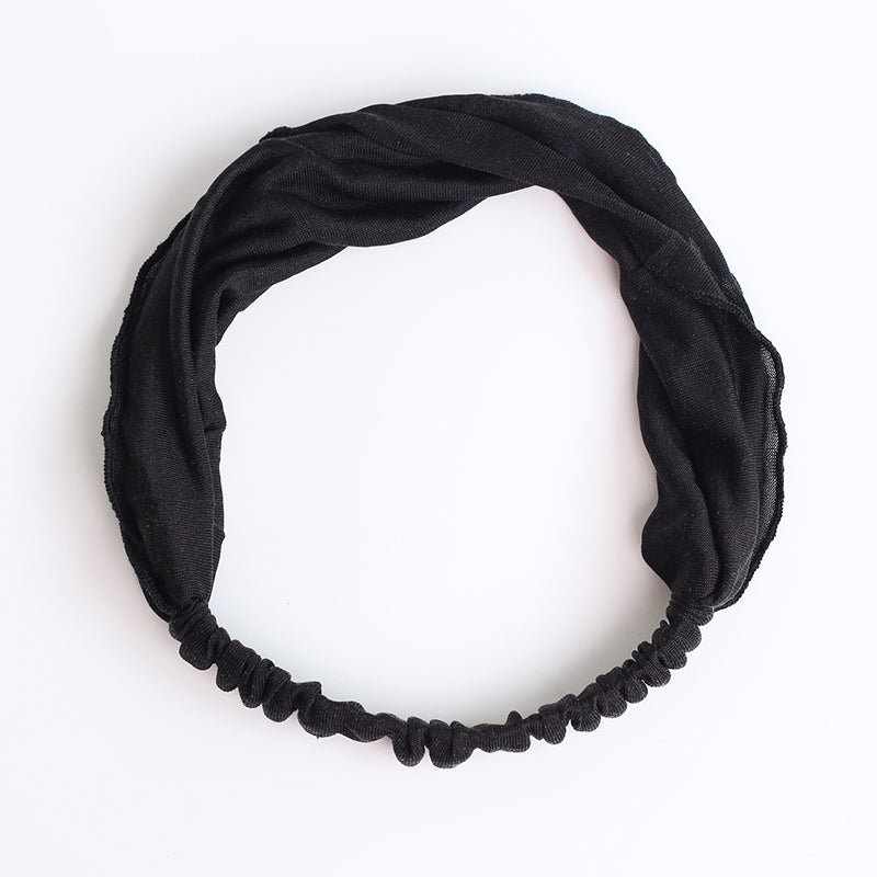 High-Grade Silk Wide-Brimmed Headband