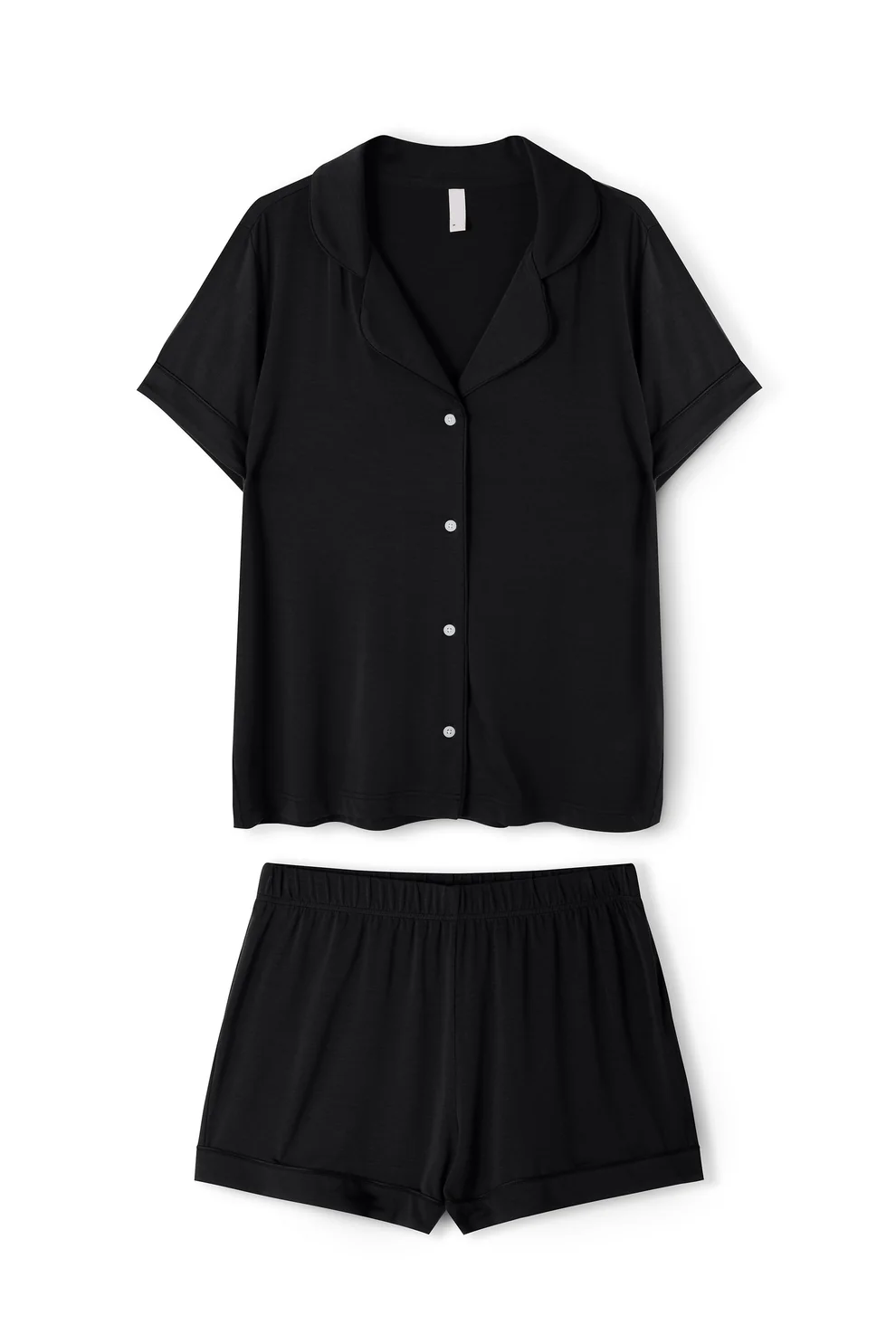 Lyocell Jersey Short Pyjama Set Black