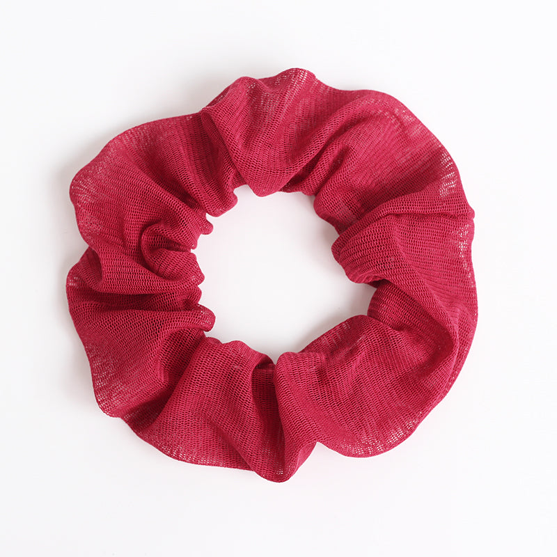 Silk Printed Large Intestine Hair Tie