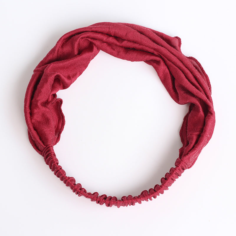 High-Grade Silk Wide-Brimmed Headband