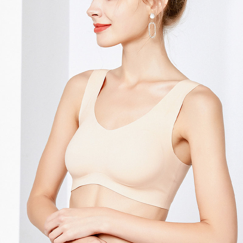 Thin Silk Seamless Sports Bra