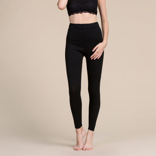 Silk Wool High Waist Leggings