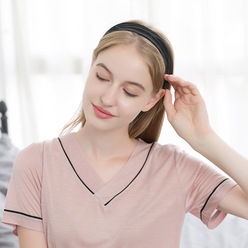 High-Grade Silk Wide-Brimmed Headband