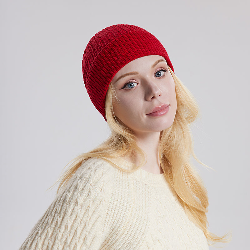 Silk Cashmere Warm Hat