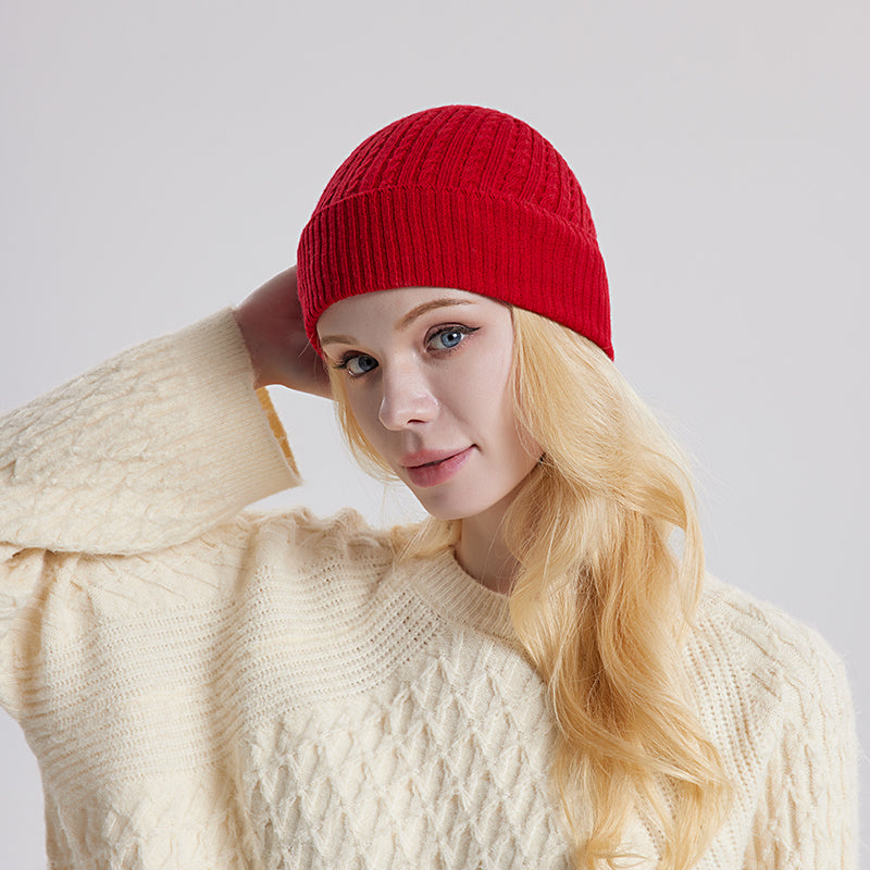 Silk Cashmere Warm Hat