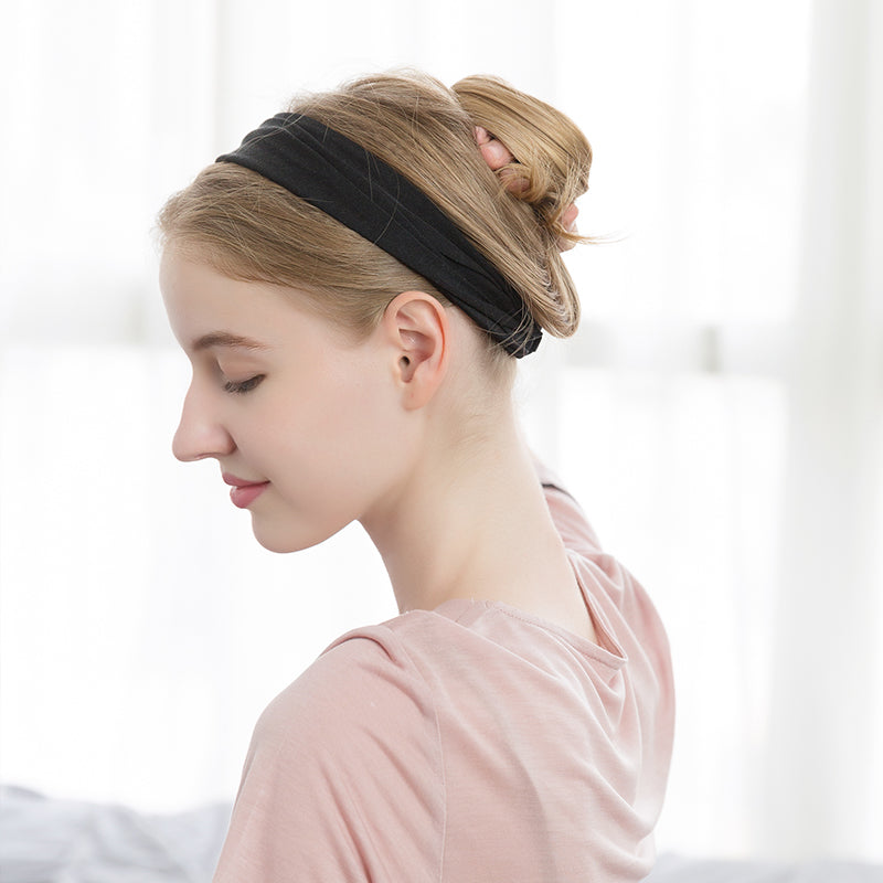 High-Grade Silk Wide-Brimmed Headband