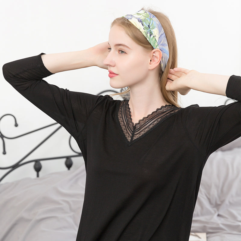 Colorful World Silk Wide Brim Headband