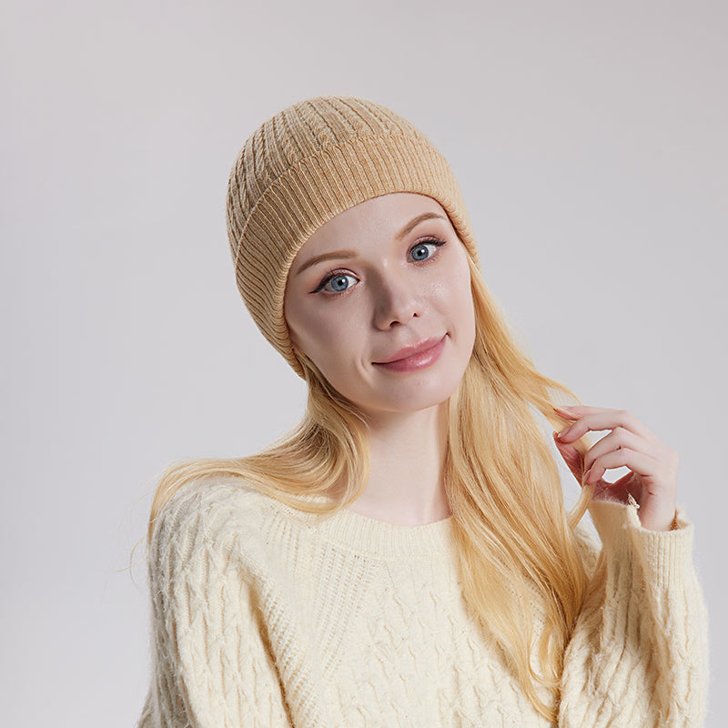 Silk Cashmere Warm Hat