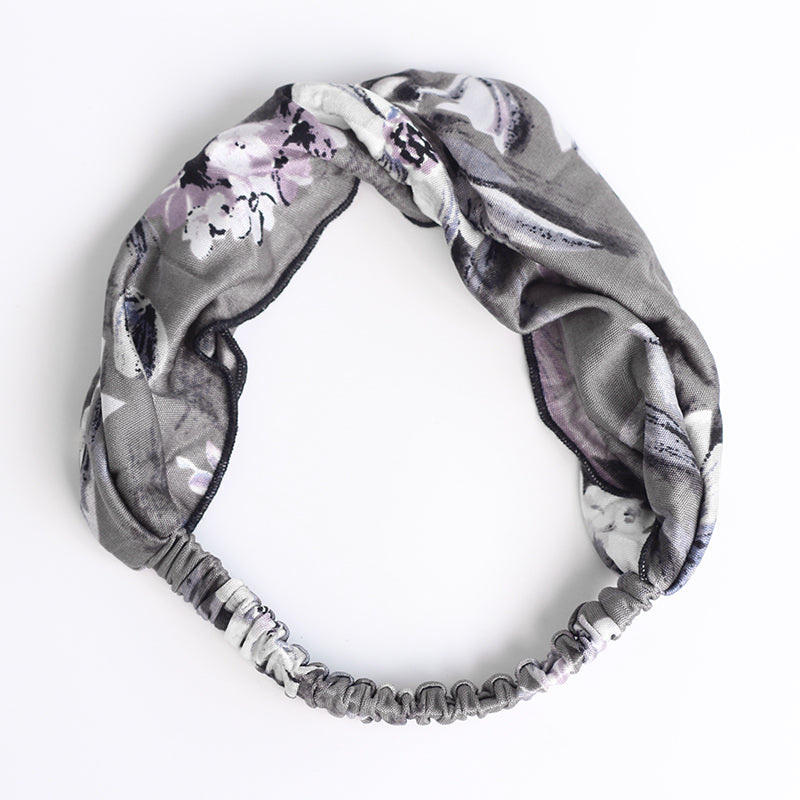 Fresh and elegant silk wide headband