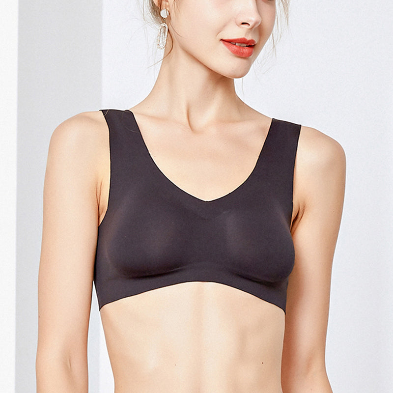 Thin Silk Seamless Sports Bra