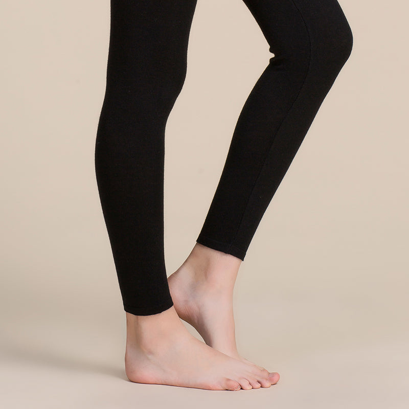 Silk Wool High Waist Leggings