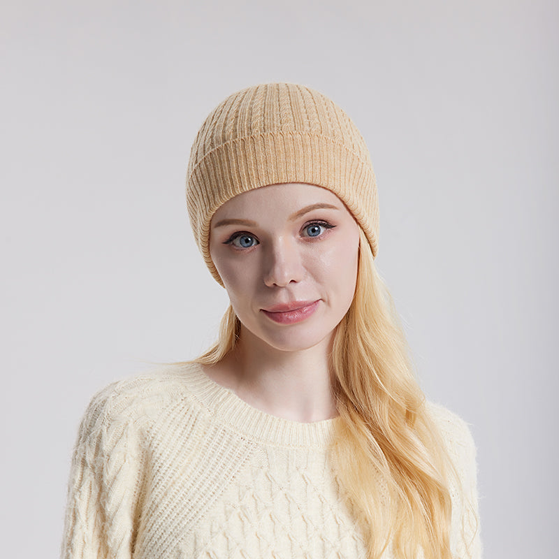 Silk Cashmere Warm Hat